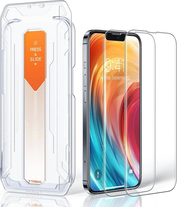 Produktbild Torras Insta-ll Master Panzerglas - iPhone 14 Pro Max (1 Stück, Apple iPhone 14 Pro Max)