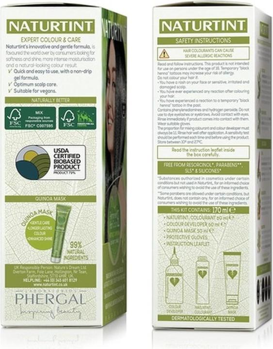 Image du produit Naturtint Gel colorant capillaire permanent 4G Châtaigne Or sans ammoniaque (4G Châtaigne Or)