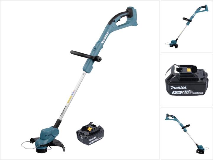 Produktbild Makita DUR 193 F1 Akku Rasentrimmer 18 V 260 mm + 1x Akku 3,0 Ah - ohne LadegerÃ¤t (Trimmfaden)