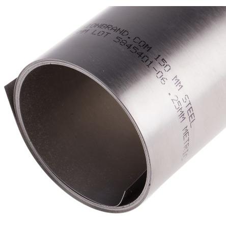 Rs Pro, Blech, Stahlausgleichsplatte 0,25mm (2500 mm, 150 mm, 0.25 mm)