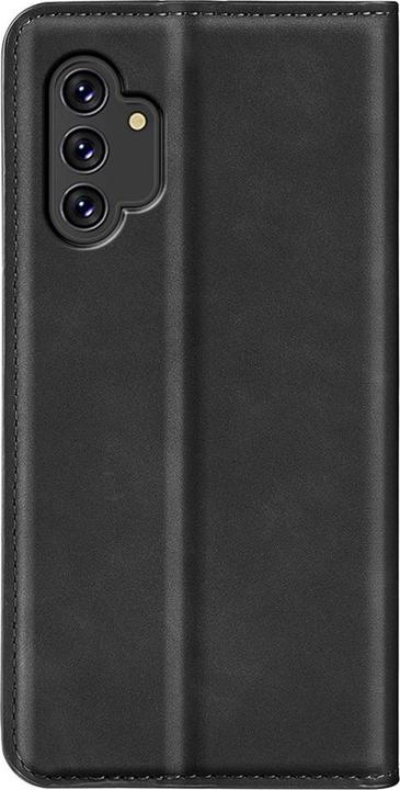 Produktbild Cover-Discount Galaxy A13 4G - Seidige Stand Flip Case Hülle schwarz (Samsung Galaxy A13, Samsung Galaxy A13 5G)