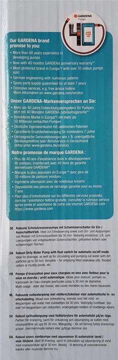 Actual product image Gardena 20000 Inox