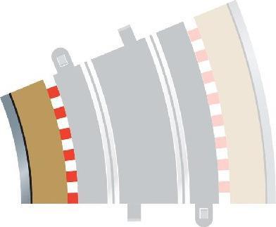 Immagine prodotto Scalextric R3 I/Bord.&Barr.(per 8204) 4 pezzi