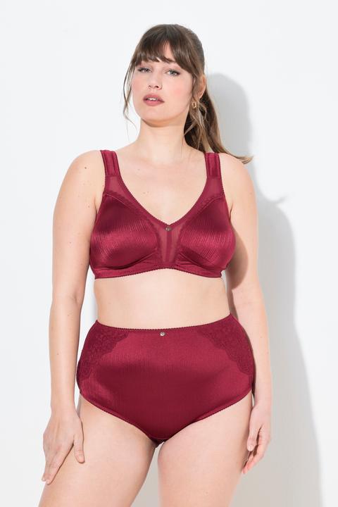 Produktbild Ulla Popken Minimizer-BH, Satin, Spitze, ohne Bügel, Cup C - F (130 F)