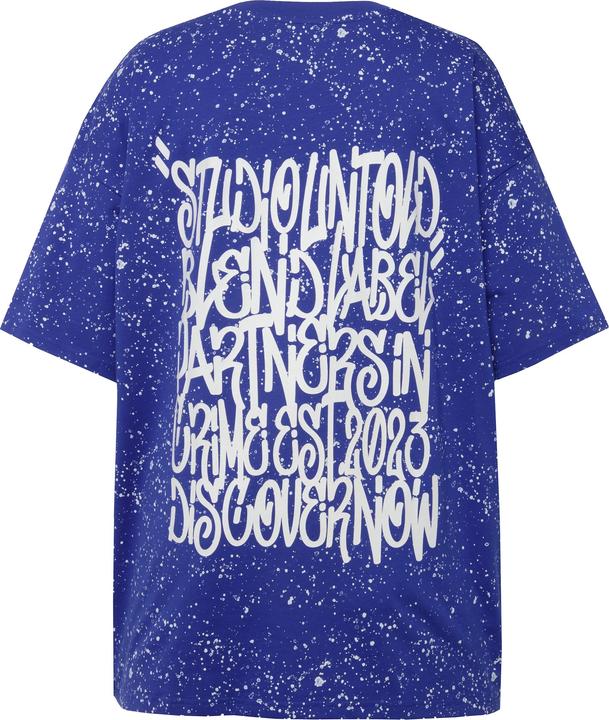 Immagine prodotto Studio Untold T-Shirt, oversized, Sprenkel, Rücken Print, Rundhals, Halbarm, Unisex (M)