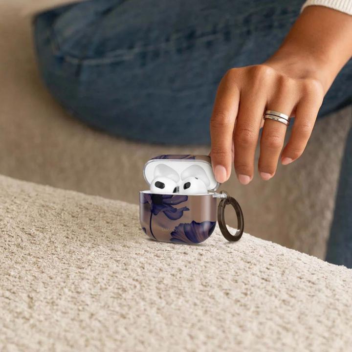 Productafbeelding 4Kom Tech-Protect Lamano Apple Airpods 4 Samt Nacht (Hoofdtelefoon hoes)