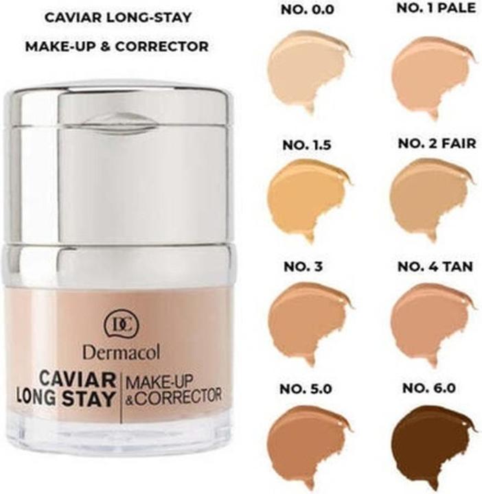 Actual product image Dermacol Caviar Long Stay Make-Up & Corrector (5 cappuccino)