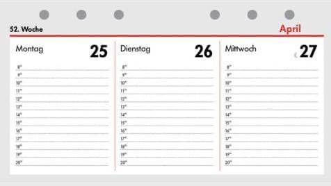 BSB Vervangende kalender A6 landschap 1W 2S (A6)