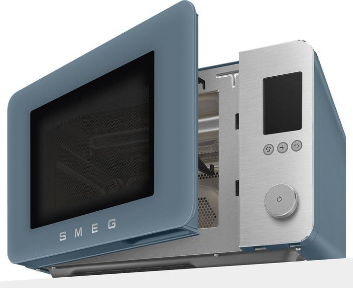 Image du produit Smeg Kombi-Mikrowelle MOC02SBMEU, 9 Fkt, 2100W, Sturmblau matt (27 l)