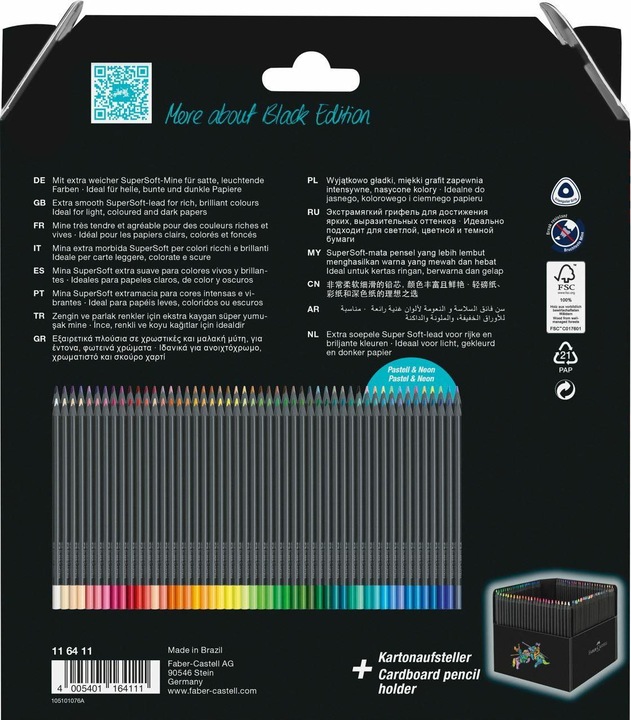 Actual product image Faber-Castell Black Edition (Sorted, 100 x)