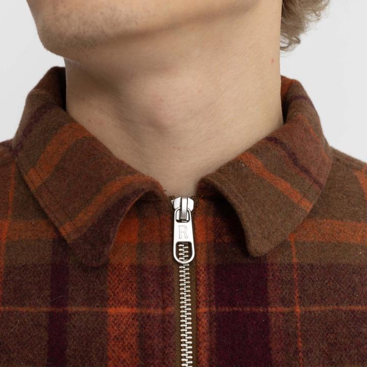 Actual product image Revolution Check overshirt with zipper (S)