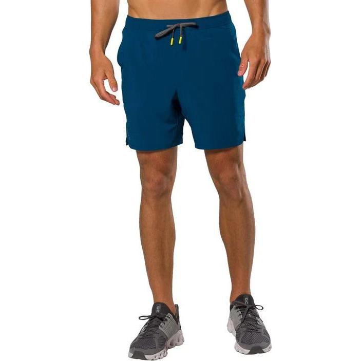 Nathan, Herren, Shorts, Essential 2.0 7", Blau, (S)