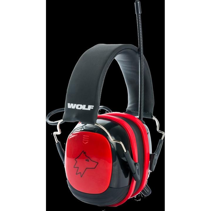 Actual product image Wolf Protection Visibility Kit Firebrick for WOLF Pro (Hearing protection replacement pads)