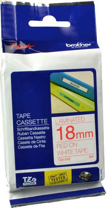 Produktbild Brother TZe-242 (1.80 cm, Rot)