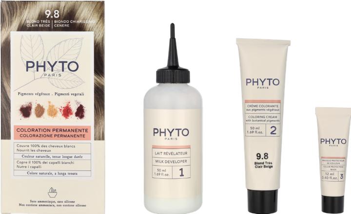 Produktbild Phyto Color Kit Coloration 9.8 Very Light Beige Blonde (9.8 Very Light Beige Blonde)