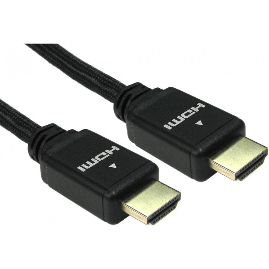 Cables Direct 3M HDMI 2.1 BL BRAID CABLE / BL AL (3 m, HDMI), Video Kabel