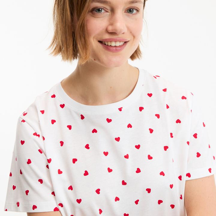 Produktbild BlockX Nachthemd mit Herzchen-Print (XL)