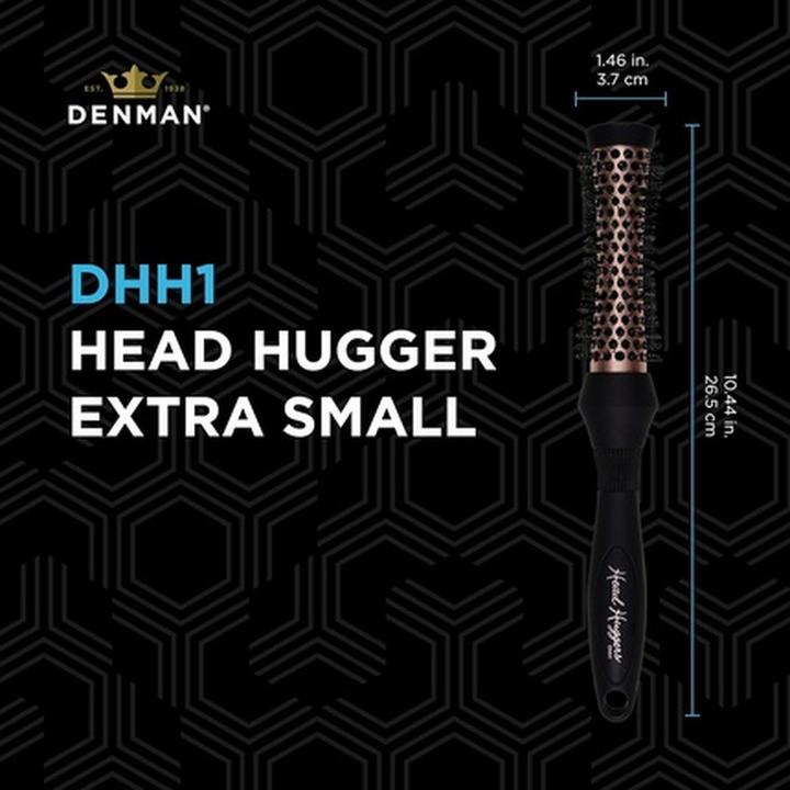 Actual product image Denman X-Small Thermo Ceramic Hourglass Hot Curl Brush for Blow-Drying, Straightening, Defined Curls