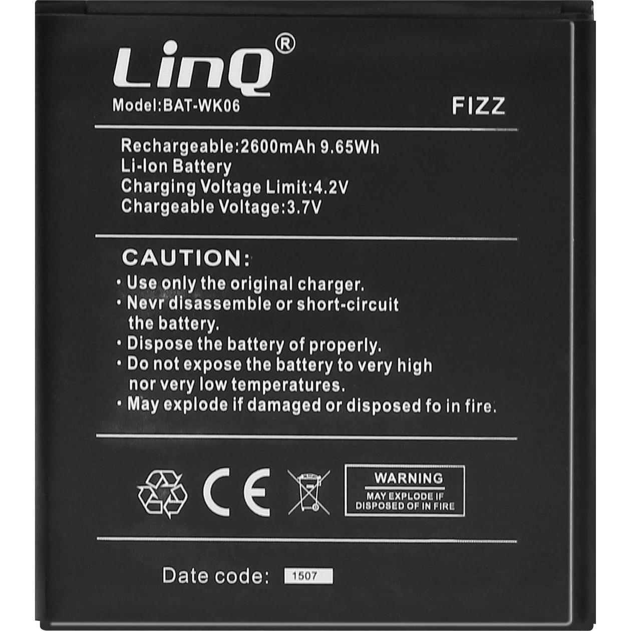 LinQ 2600mAh Austausch-Akku, Smartphone Akku
