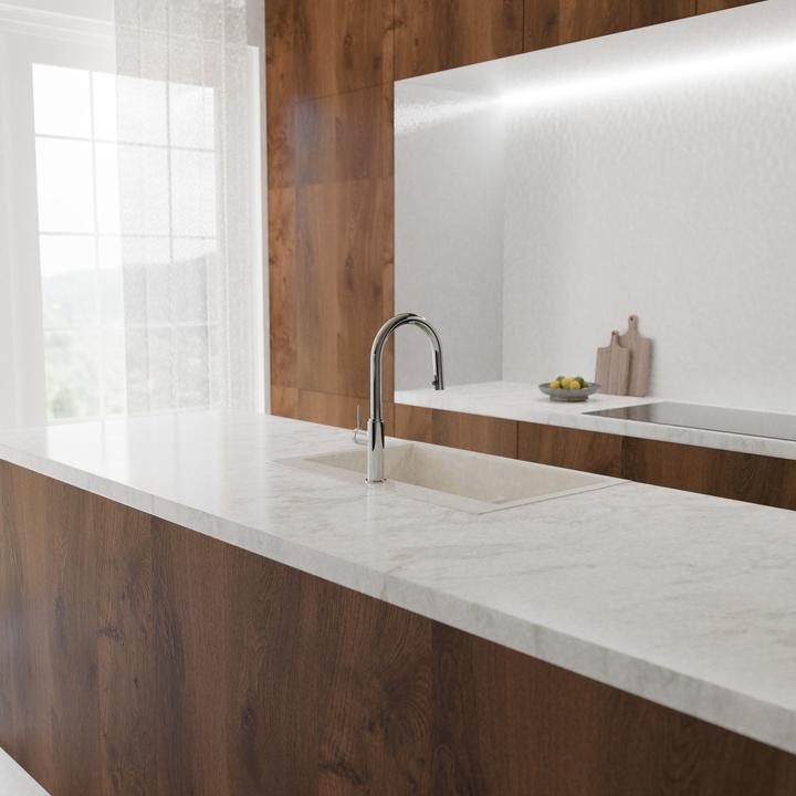 Produktbild Schütte Wasserhahn Küche BLACKPOOL Spültischarmatur Chrom Ausziehbar Schwenkbar 79516