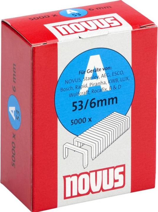 Actual product image Novus Fine wire staples - Type 53 50