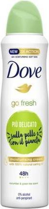 Immagine prodotto Dove Go Fresh Deodorante Spray al Cetriolo e Tè Verde 150ml (Getto vaporizzato, 150 ml)