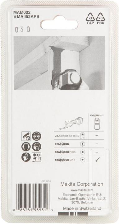 Produktbild Makita Tauchsägebl. 52mm MAM002