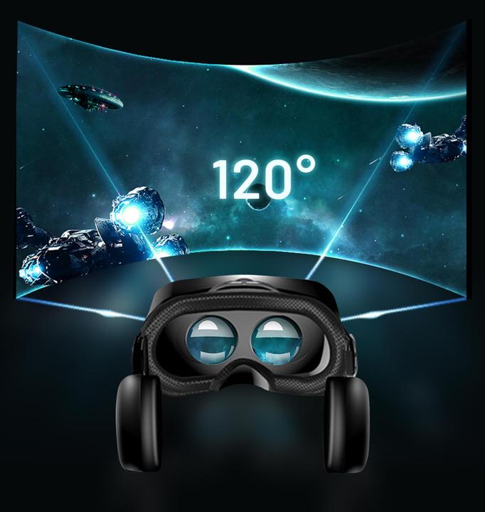 Image du produit Avizar Lunettes VR avec câble jack 3,5 mm, angle de vision 120