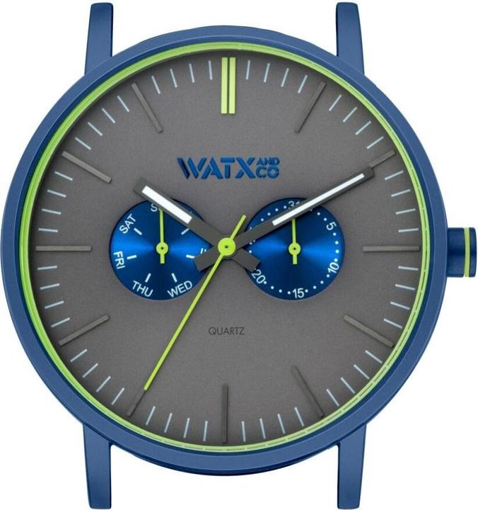 Actual product image Watx & Colors Unisex-Uhr WXCA2726 Blau Grau (Ø 44 mm) (44 mm)