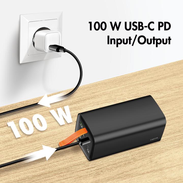 Actual product image LogiLink PA0351 (50000 mAh, 100 W, 100 Wh)
