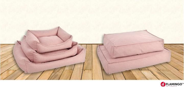 Produktbild Flamingo Baldar Orthopedisch Hondenbed â€“ Roze, 80 cm | Heerlijk Steunend & Zacht voor je Hond (Hund)