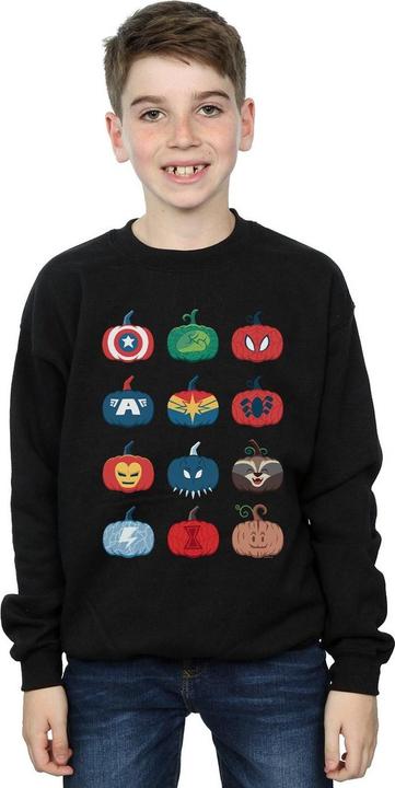 Image du produit - Sweat AVENGERS PUMPKIN ICONS - Garçon (152, 158)