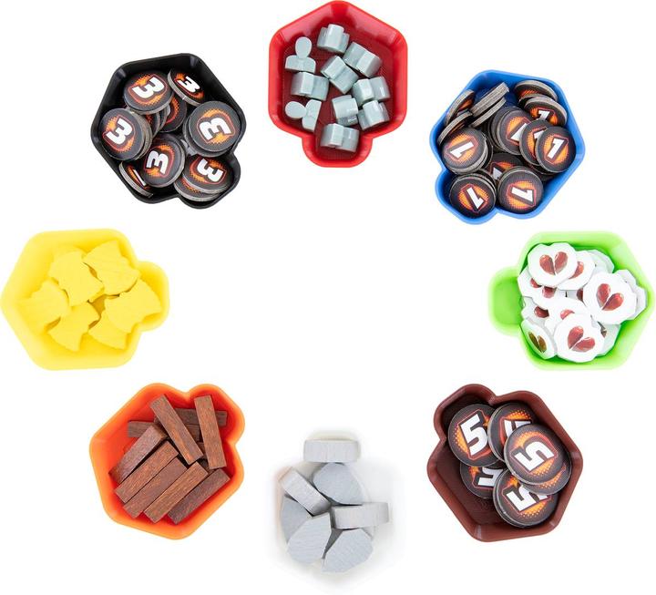Produktbild Feldherr 3D14SET - 16er Set Token-Tray SHELL Mini (Kunststoff)