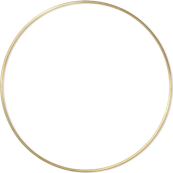 Produktbild Ferm Living Deco Frame Ring - Large - Brass