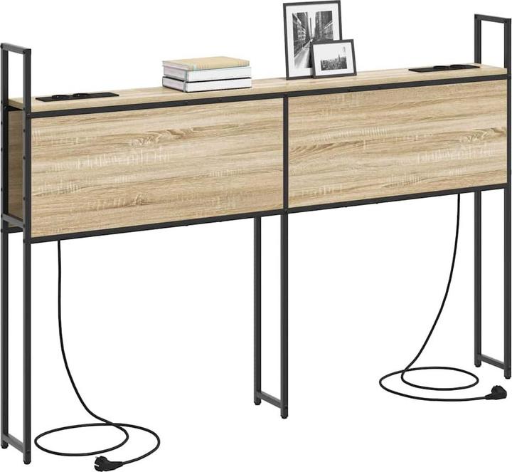 Actual product image vidaXL Storage space headboard (15 x 15 x 98 cm)