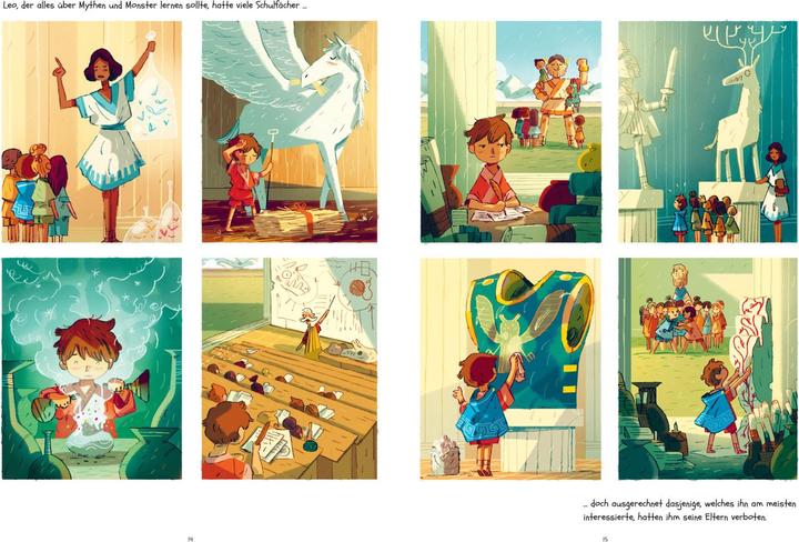 Actual product image Professor Blausteins höchst ungewöhnliche Vorfahren (Band 2) - Leo und der Fluch der Gorgon (German, Joe Todd-Stanton, Ulrich Thiele, 2023)