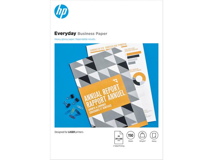 Actual product image HP Everyday FSC Paper A3 7MV81A Laser Glossy 120g 150 sheets