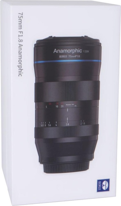 Image du produit Sirui Focale fixe 75 mm F1.8 anamorphique (Nikon Z, APS-C / DX)