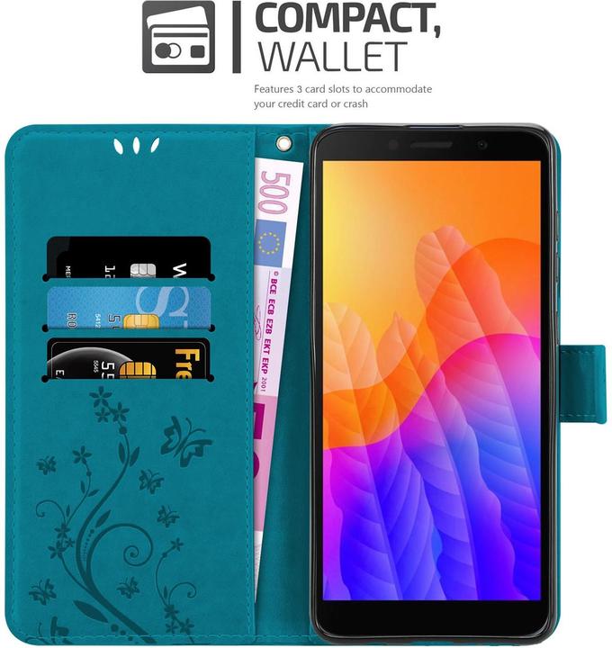 Produktbild Cadorabo Flower Book Cover (Huawei Y5p)