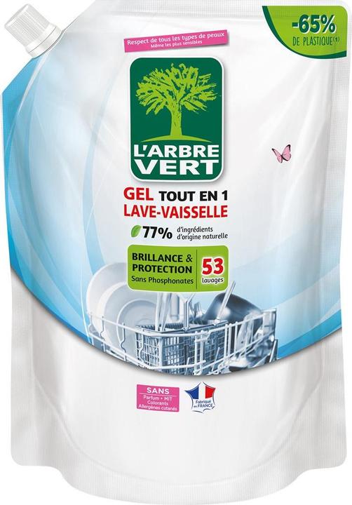 Immagine prodotto L'arbre vert Gel ecologico per lavastoviglie All-in-1 (Gel, 53 Cicli di lavaggio)