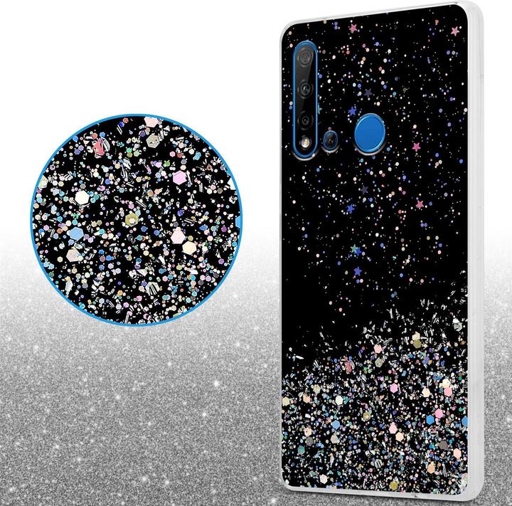 Actual product image Cadorabo TPU cover sparkling glitter (Huawei Nova 5i, Huawei P20 Lite (2019))