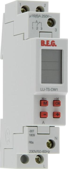 BEG 92656 Zeitschaltuhr Woche / Digital TS-DW1 ws