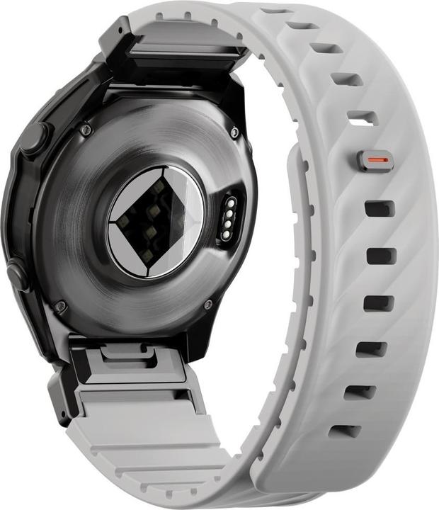 Produktbild Uniq Fluo Strap for Garmin 22mm Gray (22 mm, Plastic, Silicon, Stainless Steel)