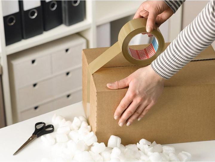 Image du produit tesa tesapack STANDARD braun 2 x 66m x 50mm (50 mm)