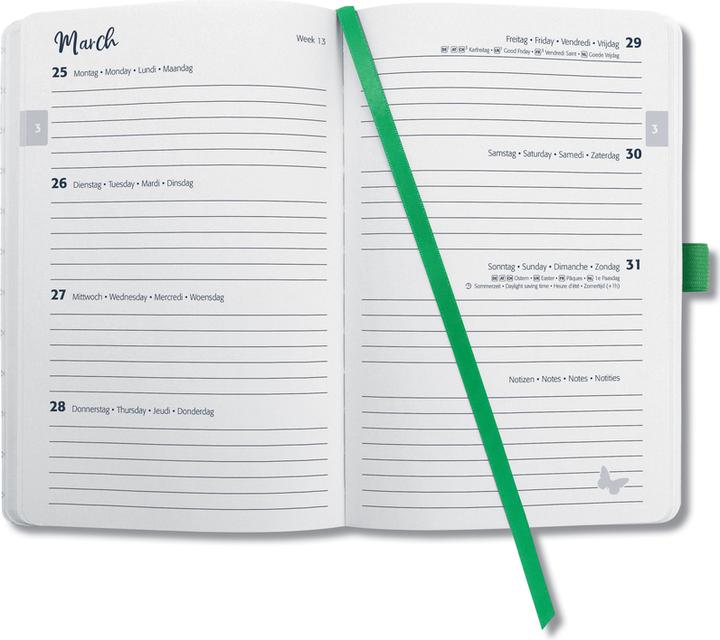 Produktbild Sigel Taschenagenda JOLIE Motiv (135 x 203 mm, Deutsch)