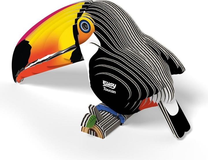 Actual product image Eugy 3D toucan craft kit (MQ6)