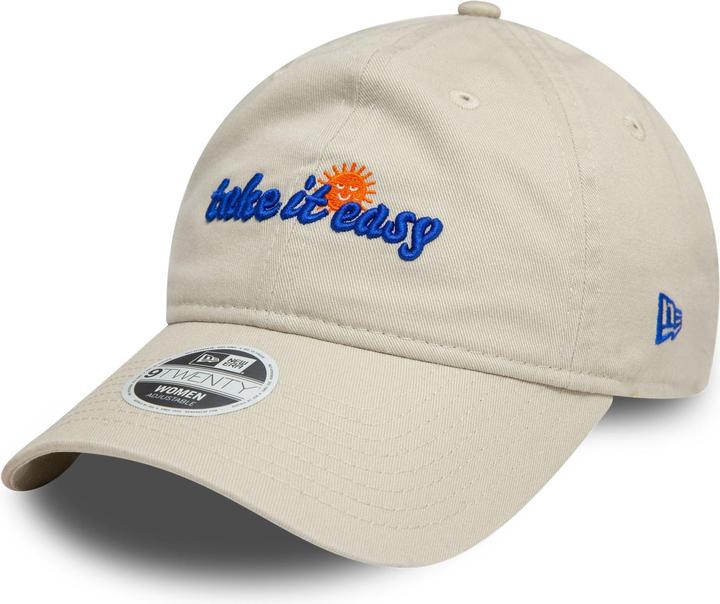 Produktbild New Era 9Twenty Damen Cap - TAKE IT EASY stone beige (One Size)