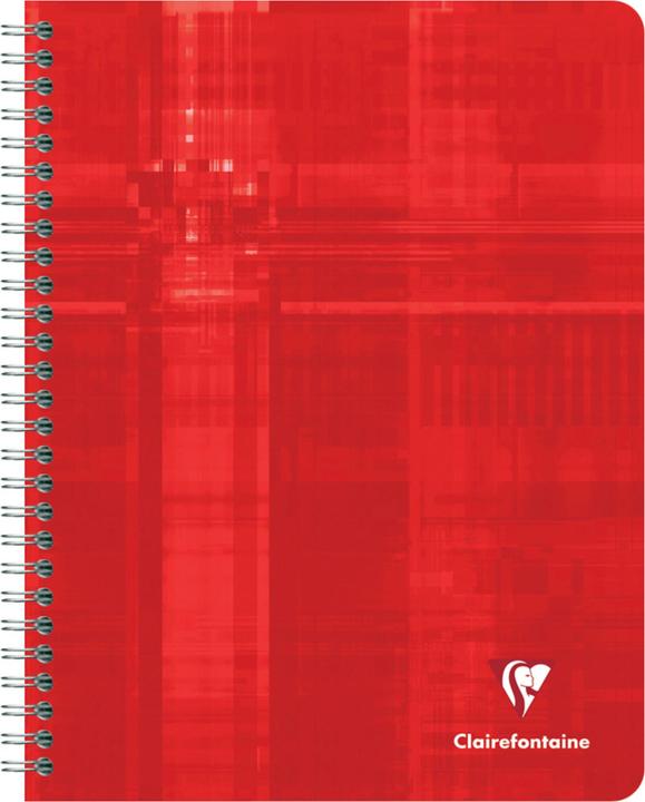 Image du produit Clairefontaine Cahier à spirales (Quadrillé, Couverture rigide)