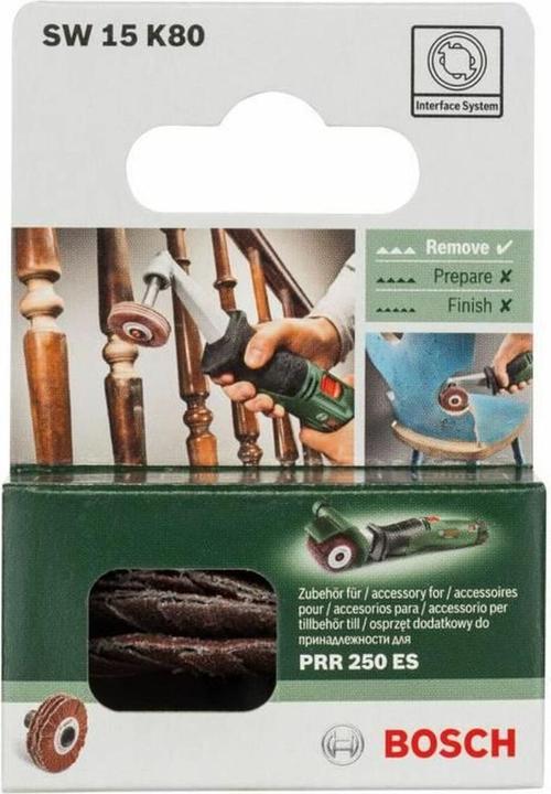 Produktbild Bosch Home & Garden Flexible Schleifrolle SW 15 K80 für PRR 250 ES und Texoro (80)