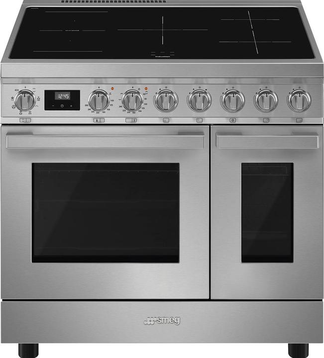 Smeg Portofino Inductiefornuis CPF92IMX, rvs
